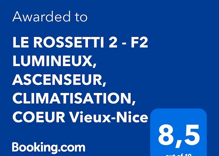 LE ROSSETTI 2 - F2 LUMINEUX, ASCENSEUR, CLIMATISATION, COEUR Vieux-Nice