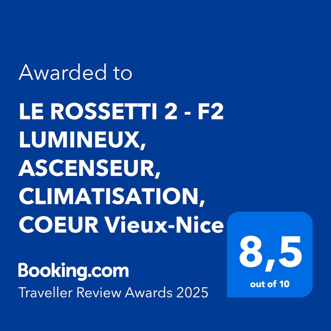 Le Rossetti 2 - F2 Lumineux, Ascenseur, Climatisation, Coeur Vieux-nice Appartement *